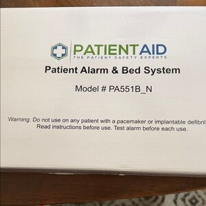 Bed Alarm -Patient Aid Patient Alarm & Bed System - White